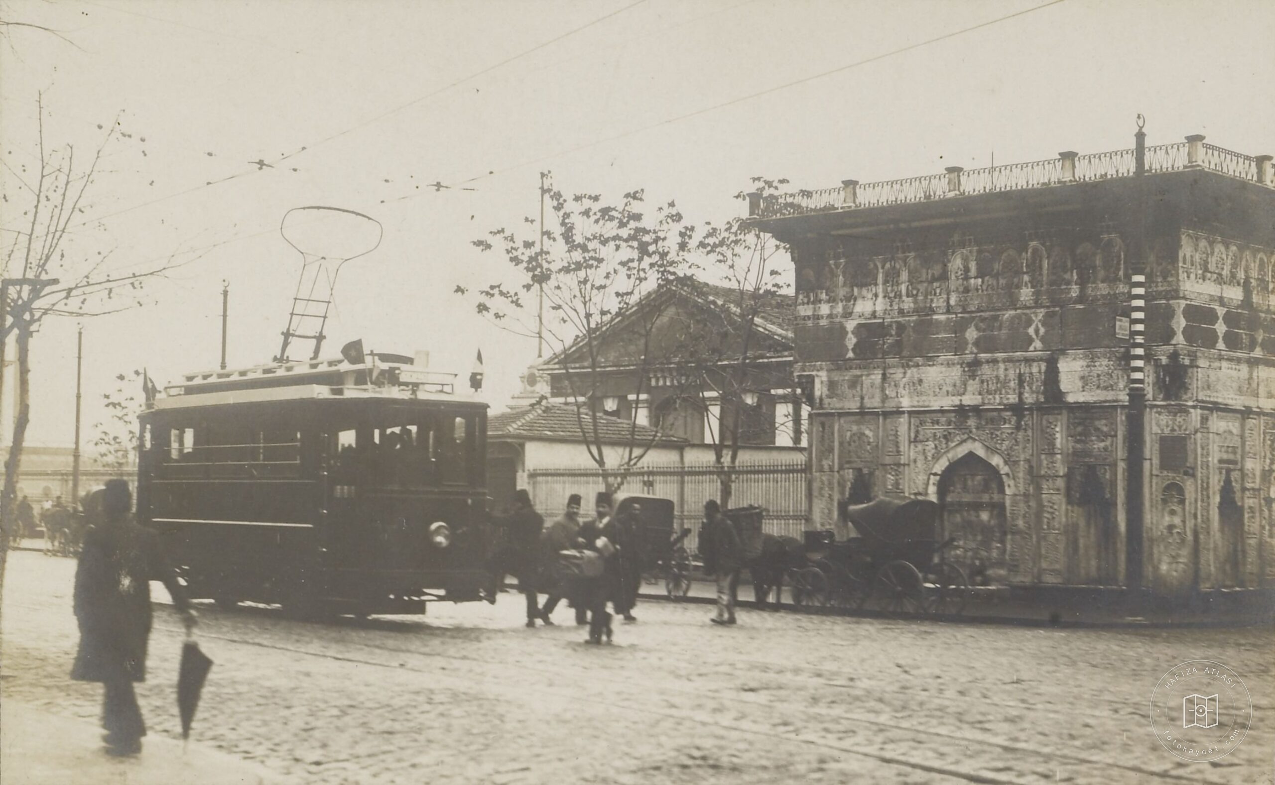 Tophane Fountain Front Tram