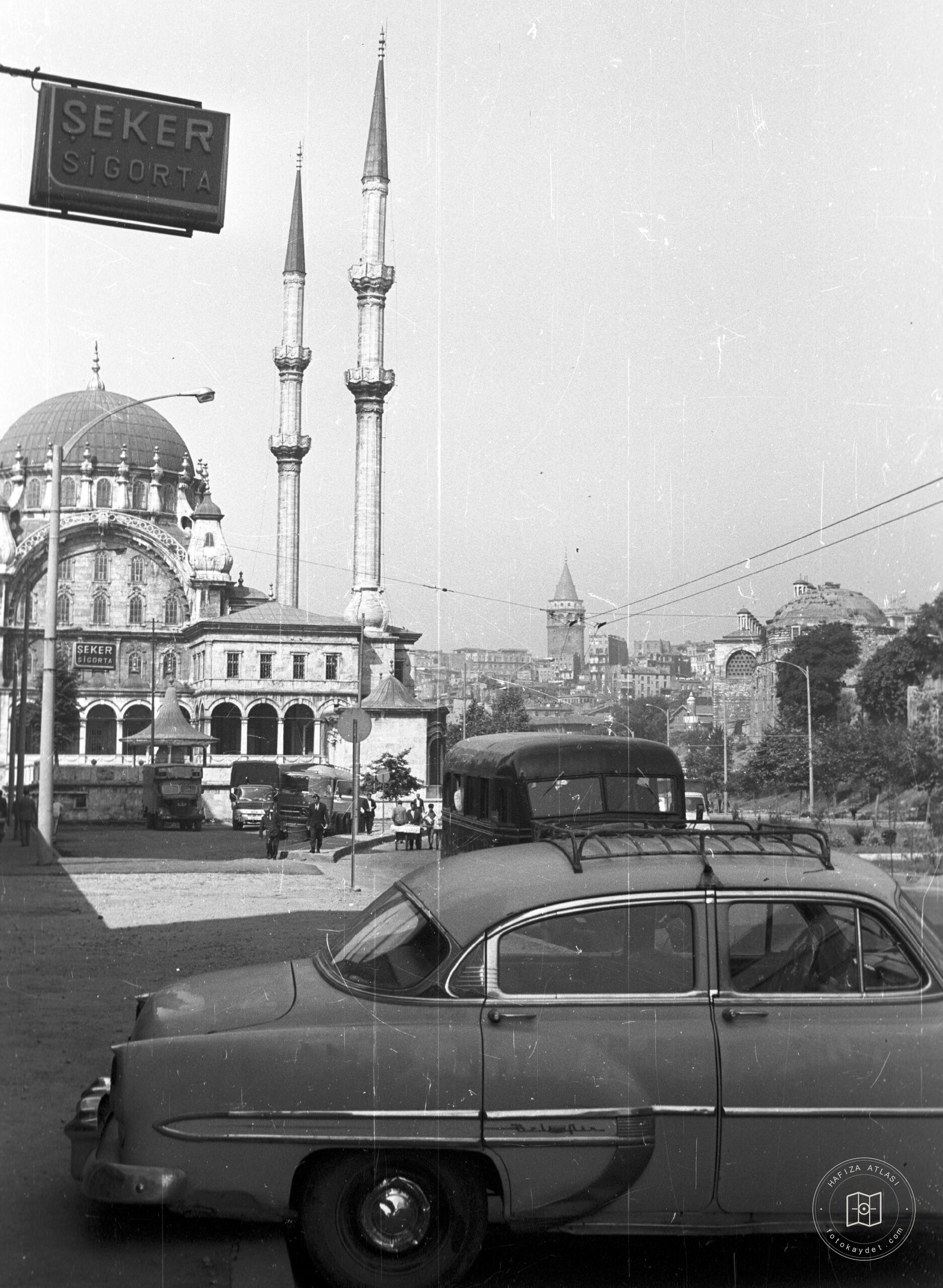 Nusretiye Mosque and Galata Tower