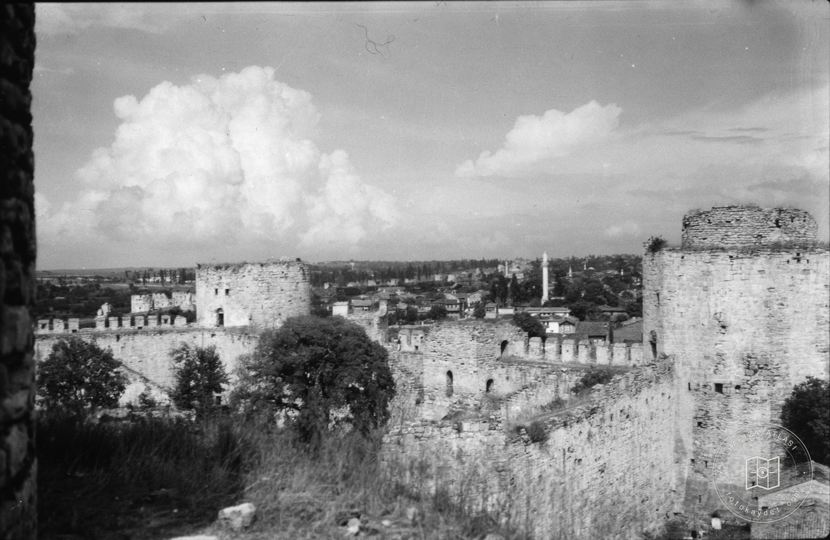 Yedikule North and East Towers and Black Surlers From Southeast