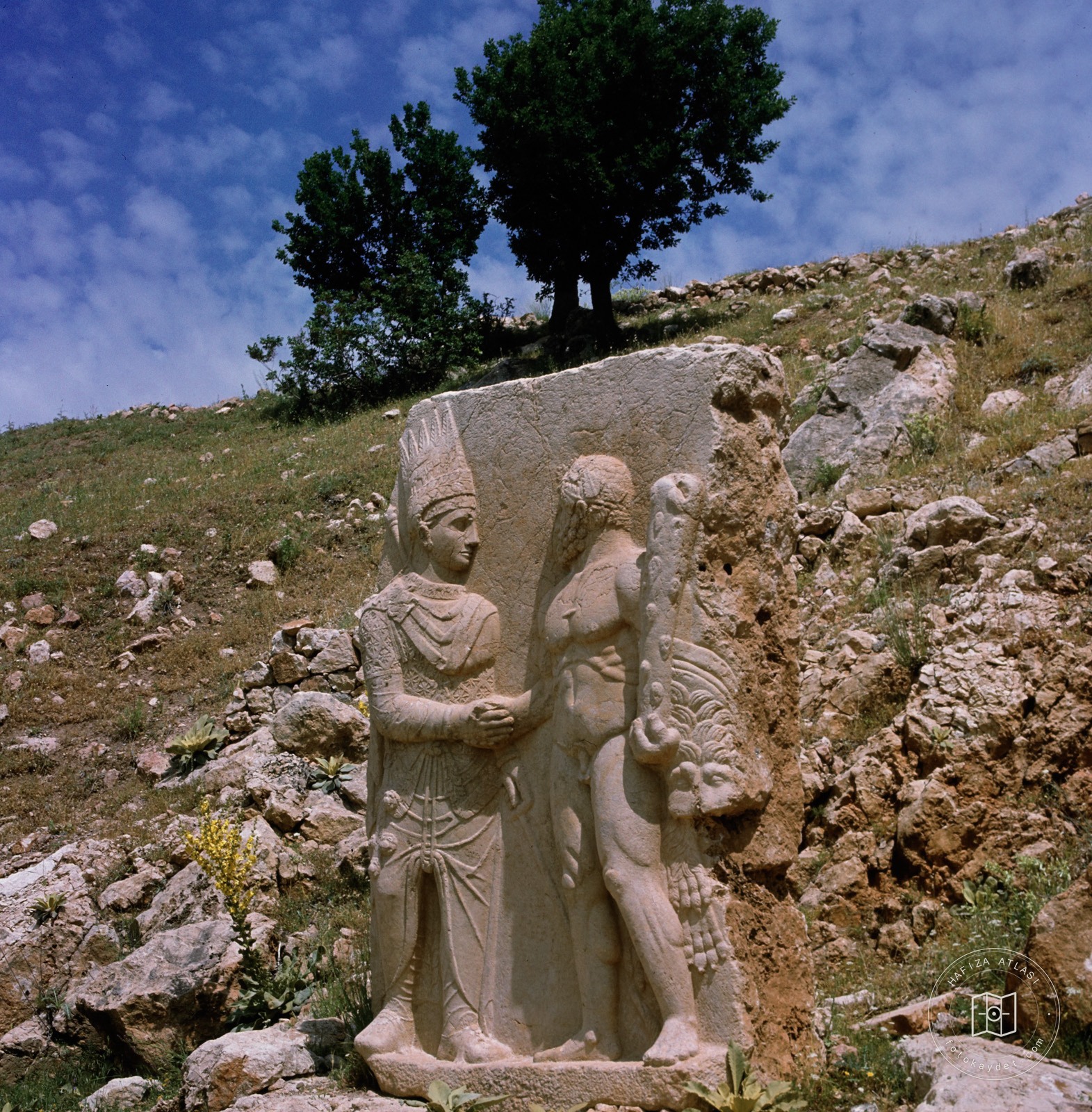 Arsemia Ören Yeri Kral I. Antiochus ile Heraklesin Tokalaşma Steli