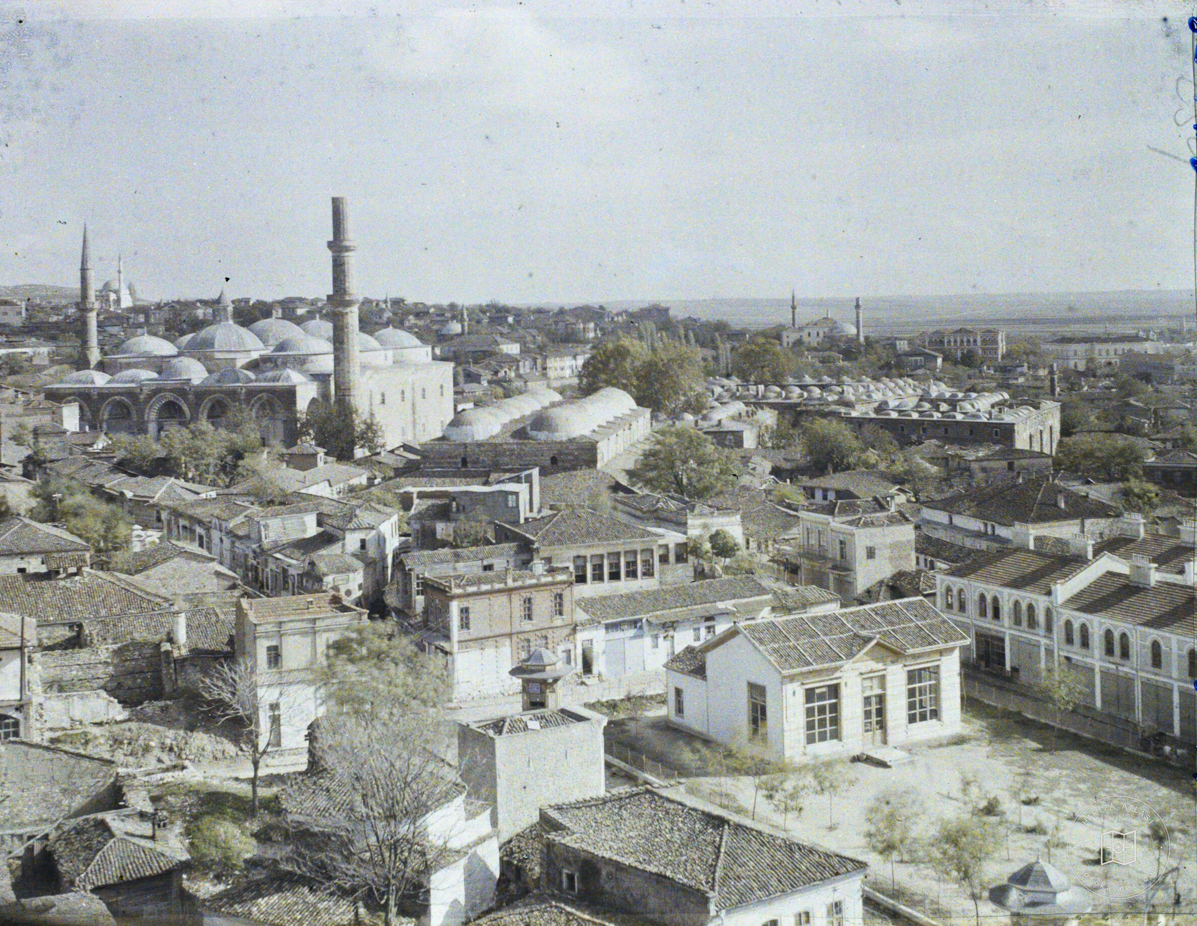 Edirne Saat Kulesi’nden Eski Cami ve Bedesten