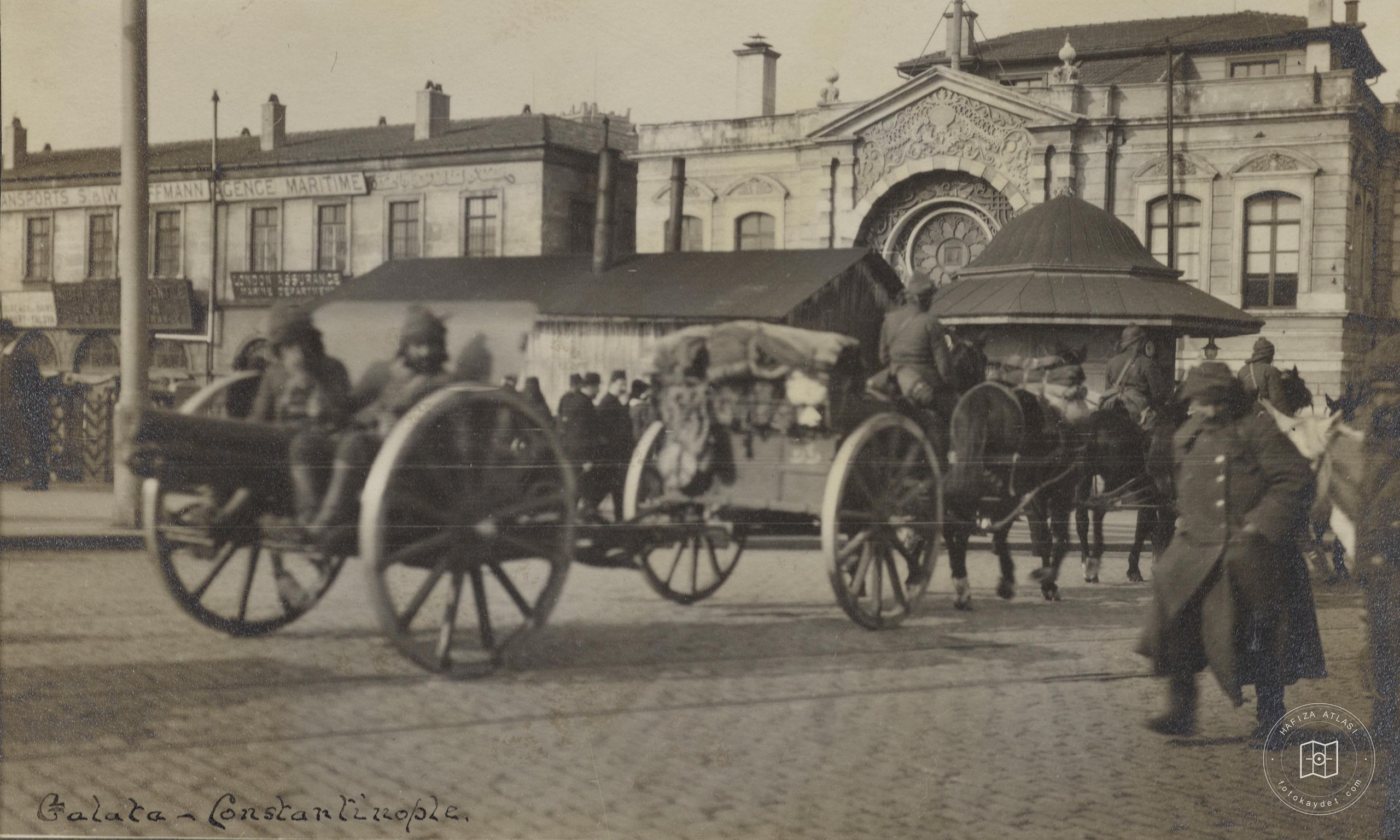 Old Galata Bridge On Stiye Karakolu