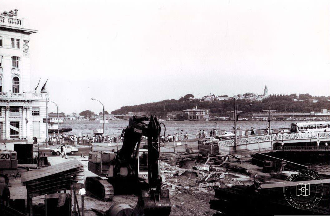 New Galata Bridge Making During Karaköy