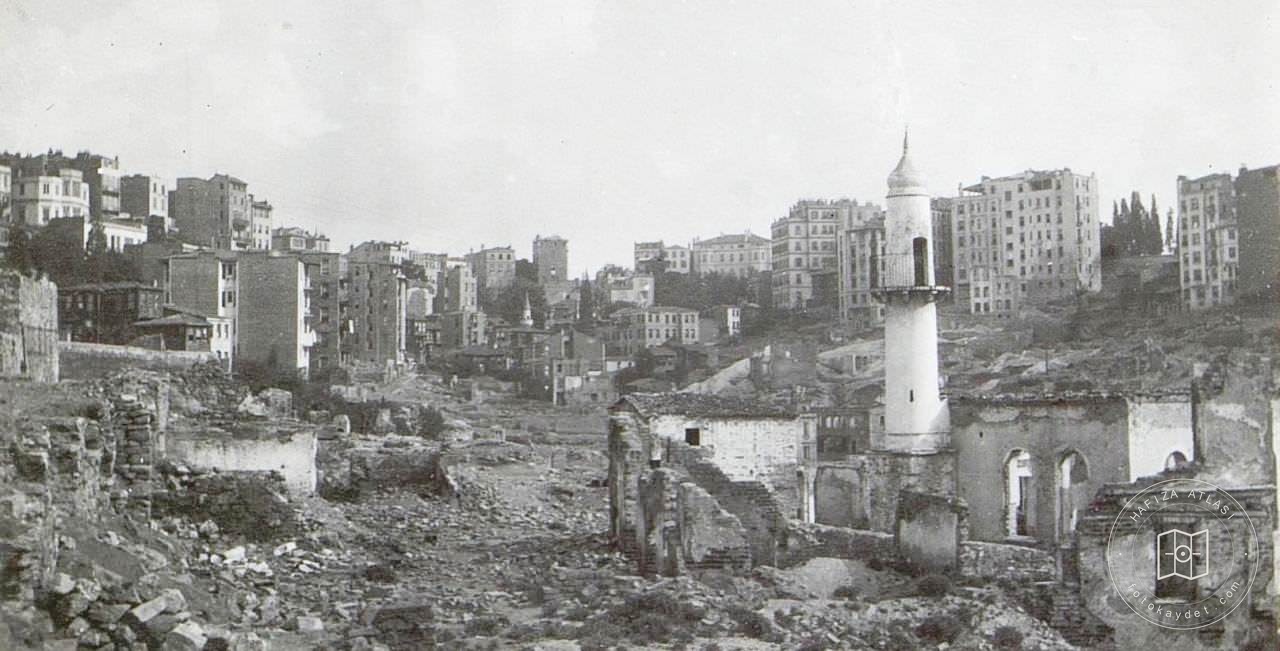 Büyük Cihangir Yangını Sonrası Kazancı Yokuşu Çevresi