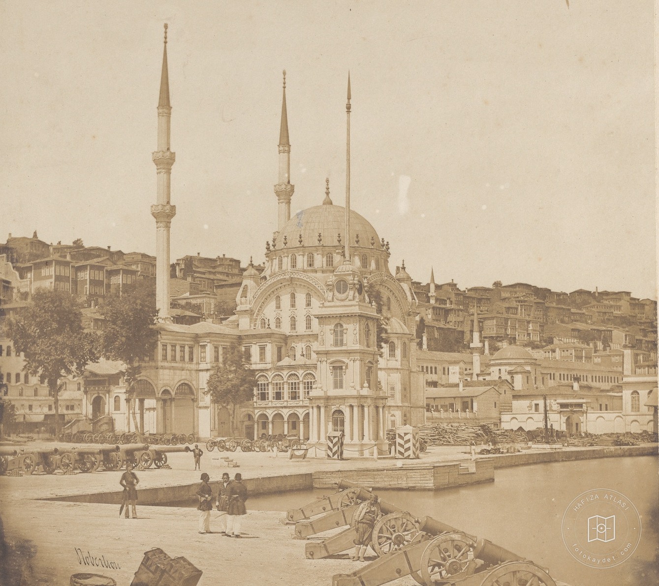 Tophane Clock Tower and Nusretiye Mosque