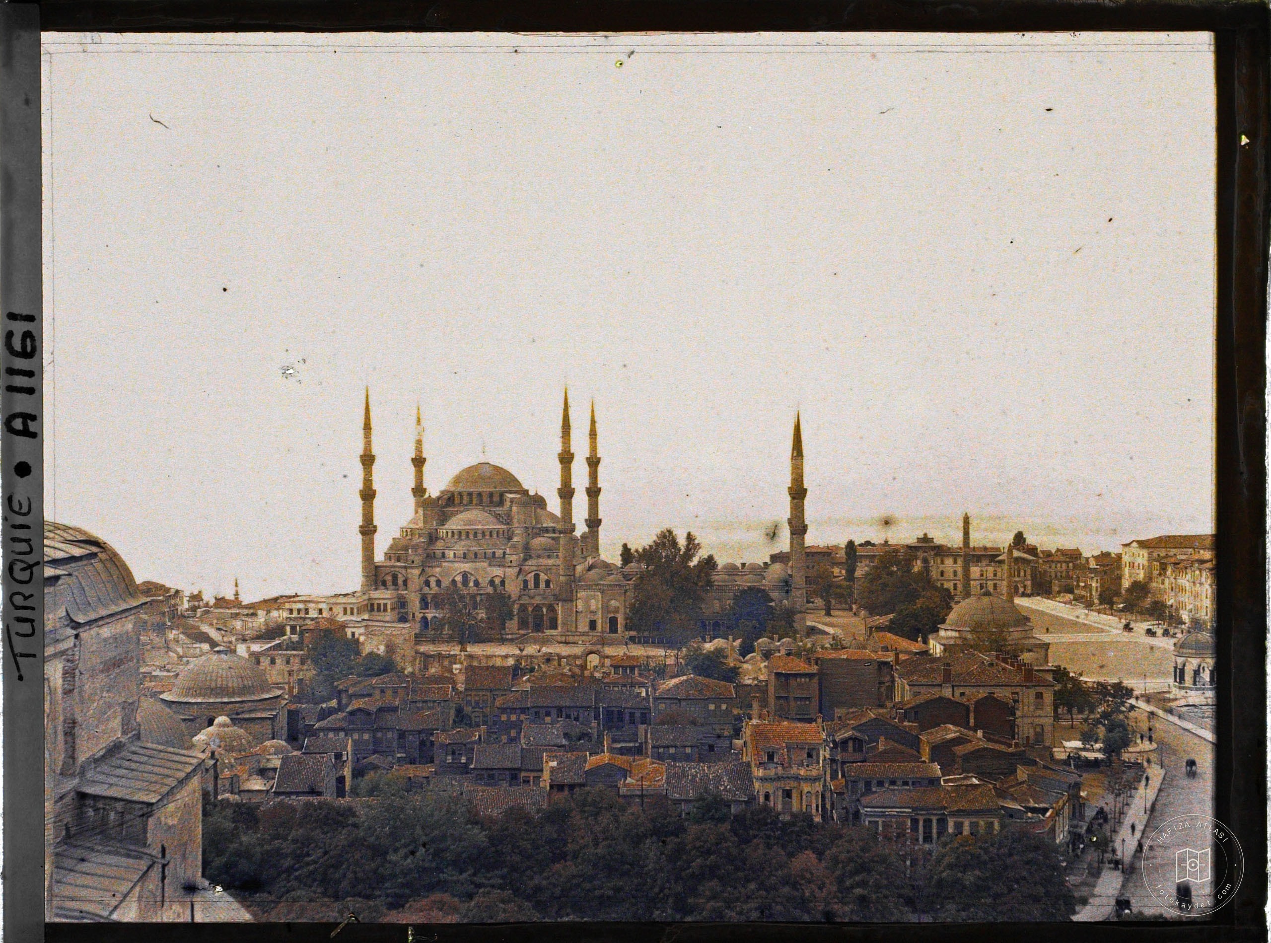 Ayasofya Minaresinden Sultan Ahmet Camii’ne Bakış