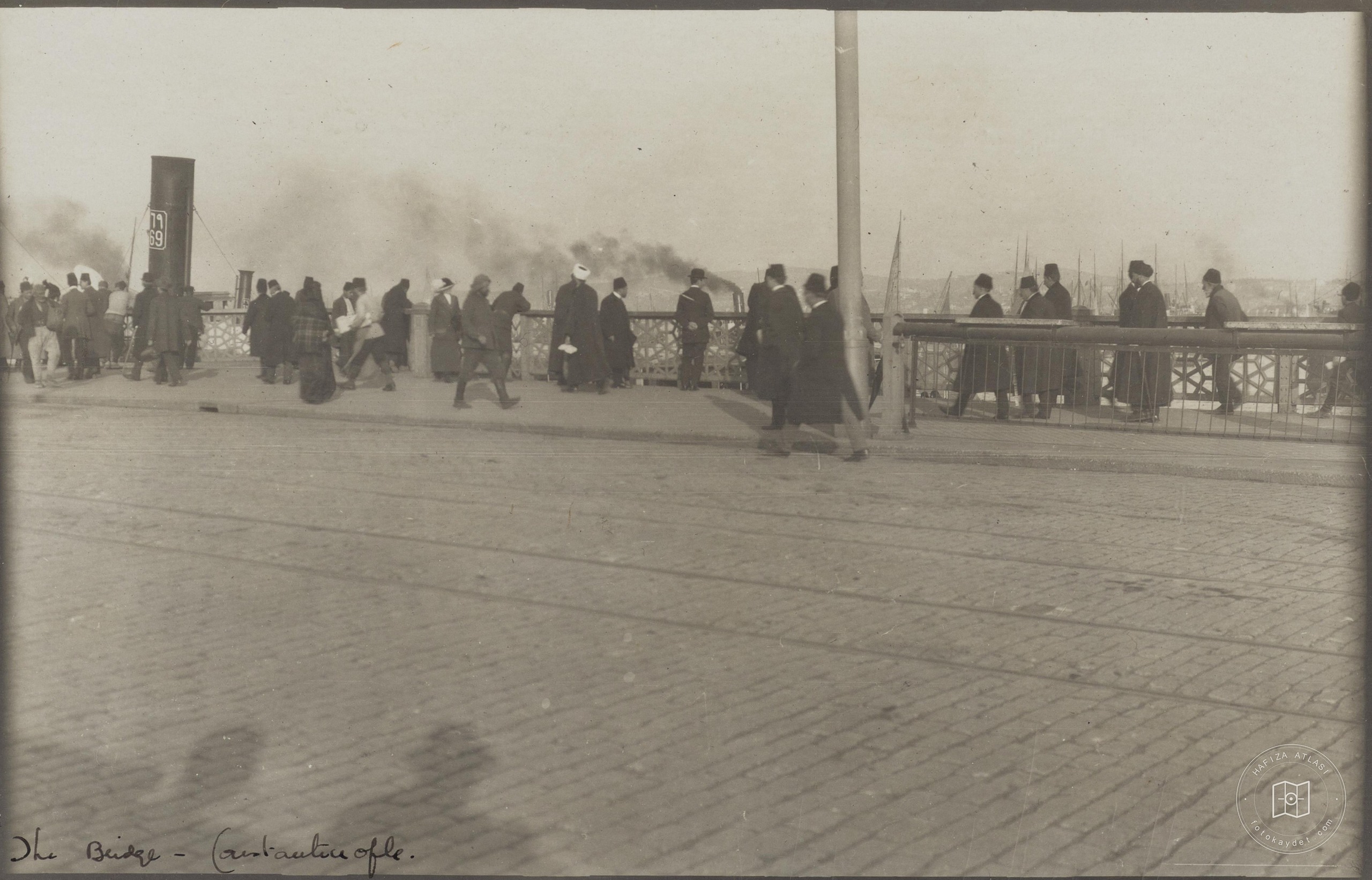 View on Old Galata Bridge