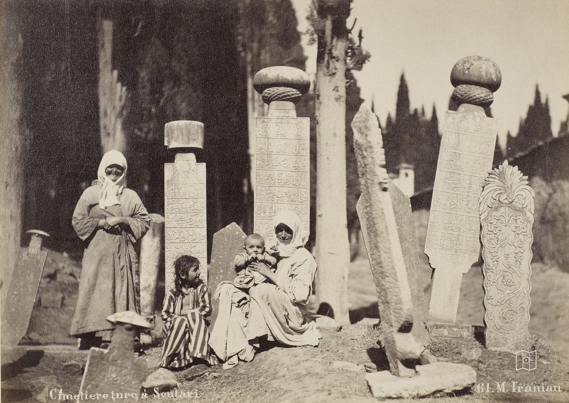 Women in Cemetery