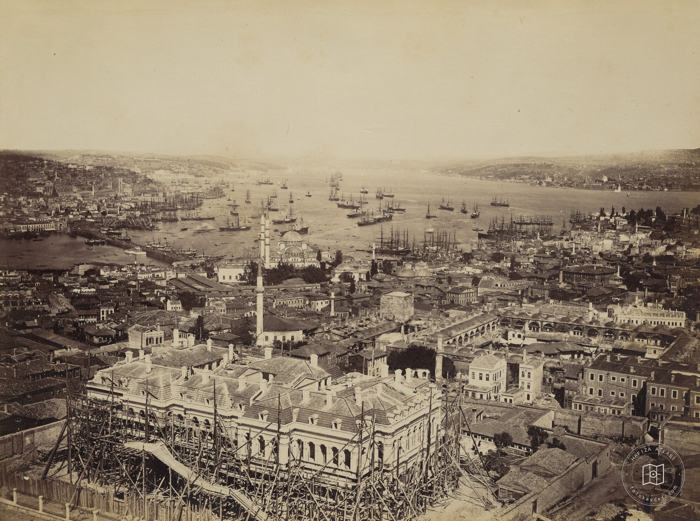 Beyazıt Tower’nden İnşa Halindeki Ali Paşa Palace ve Eminönü Yönü