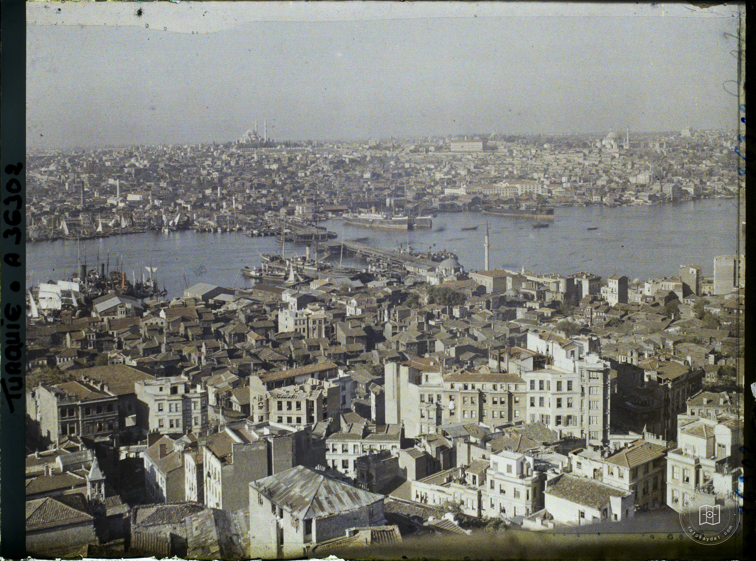Galata Kulesi’nden Azapkapı İstikametine Bakış