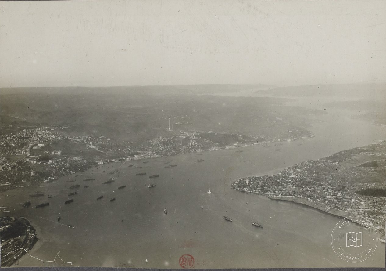 Overview of Istanbul Bosphorus from the sky