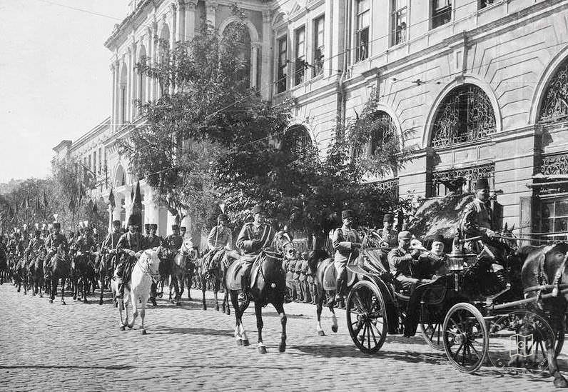 Sultan Reşat ve Alman Kralı Wilhelm II