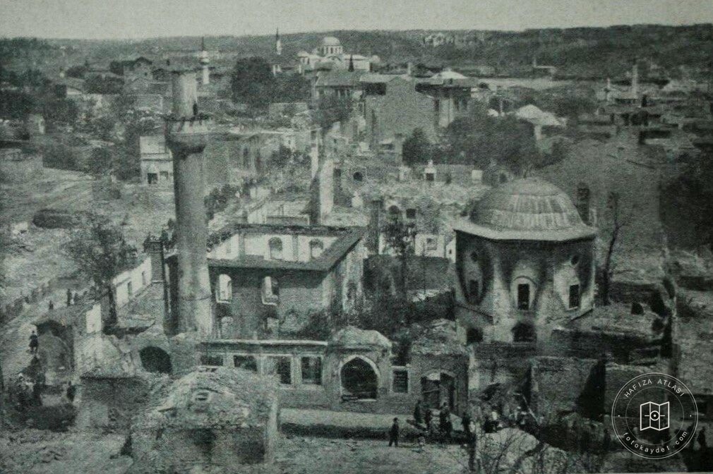 Bozdoğan Kemeri Üstünden Yangın Sonrası Tezgahçılar Camii