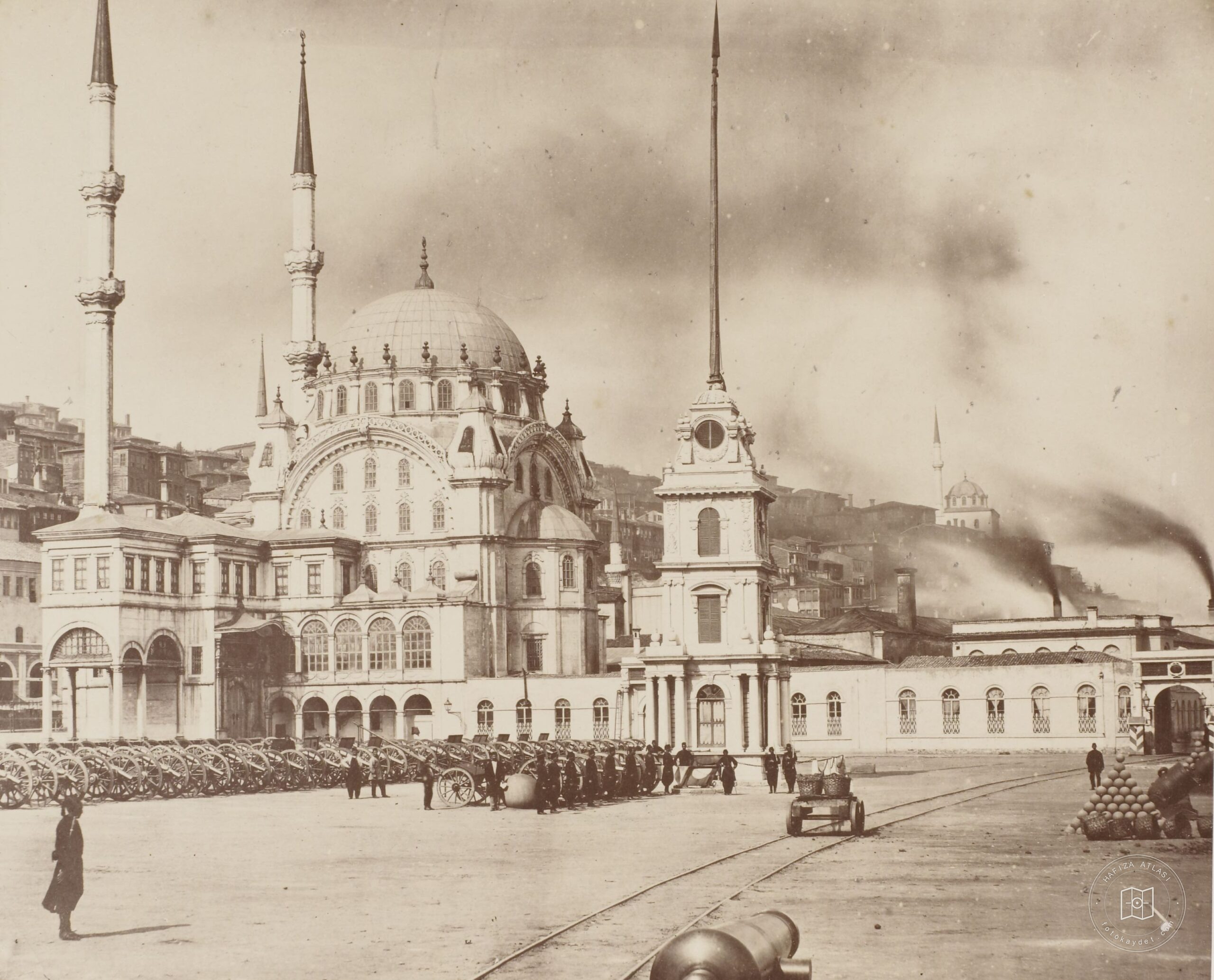 Tophane Clock Tower and Nusretiye Mosque