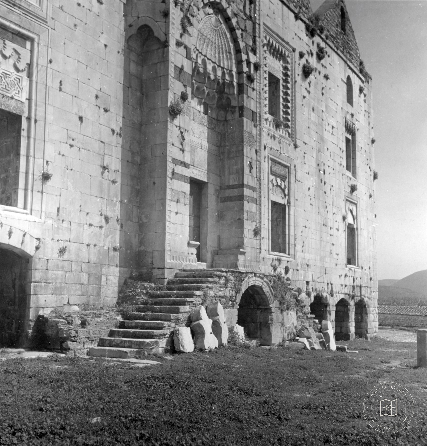 Jesus Bey Mosque Main Entry View From Northwest