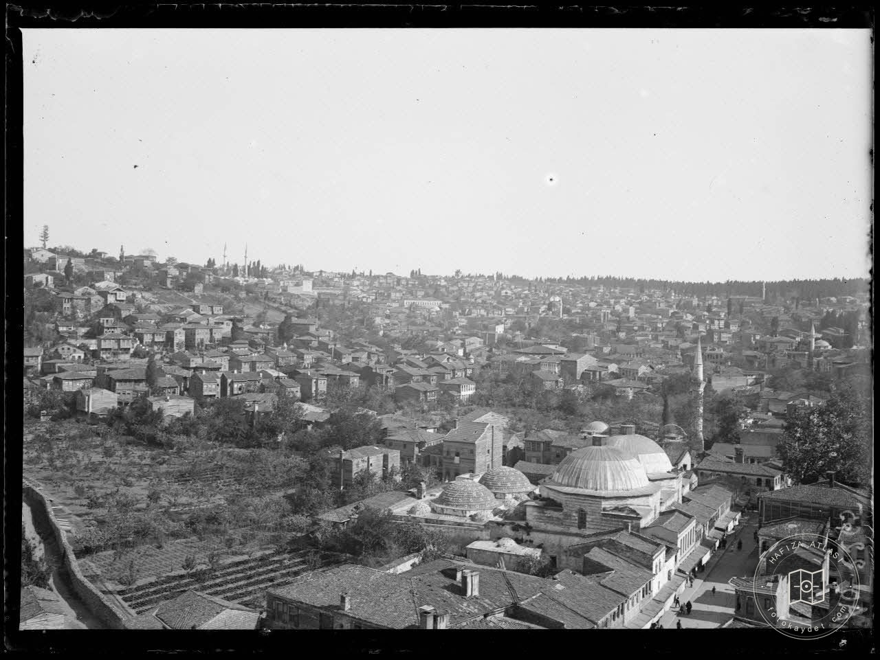 New Valide Mosque Minaret Üsküdar Panorama 3/3