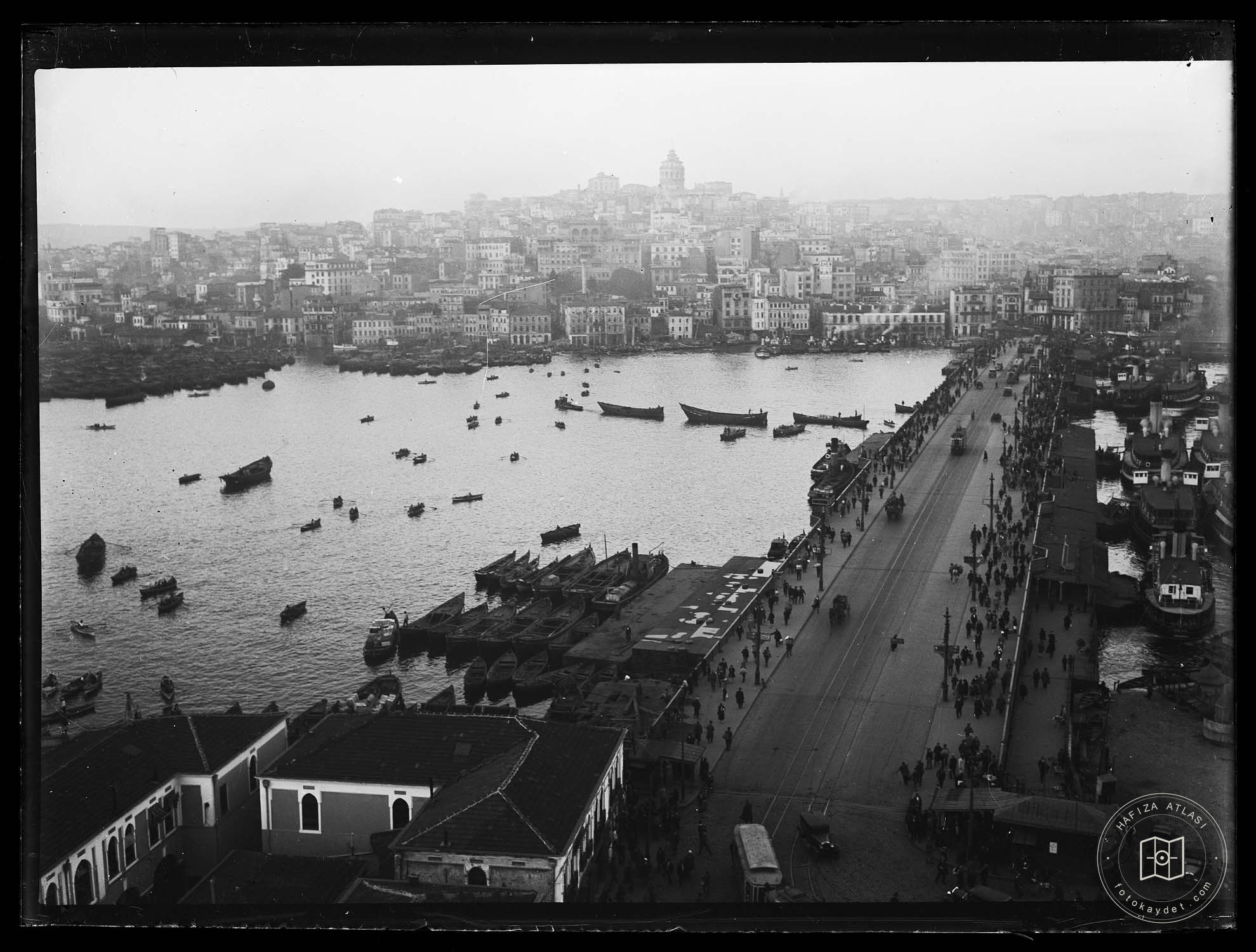 New Mosque Minare from Galata Bridge