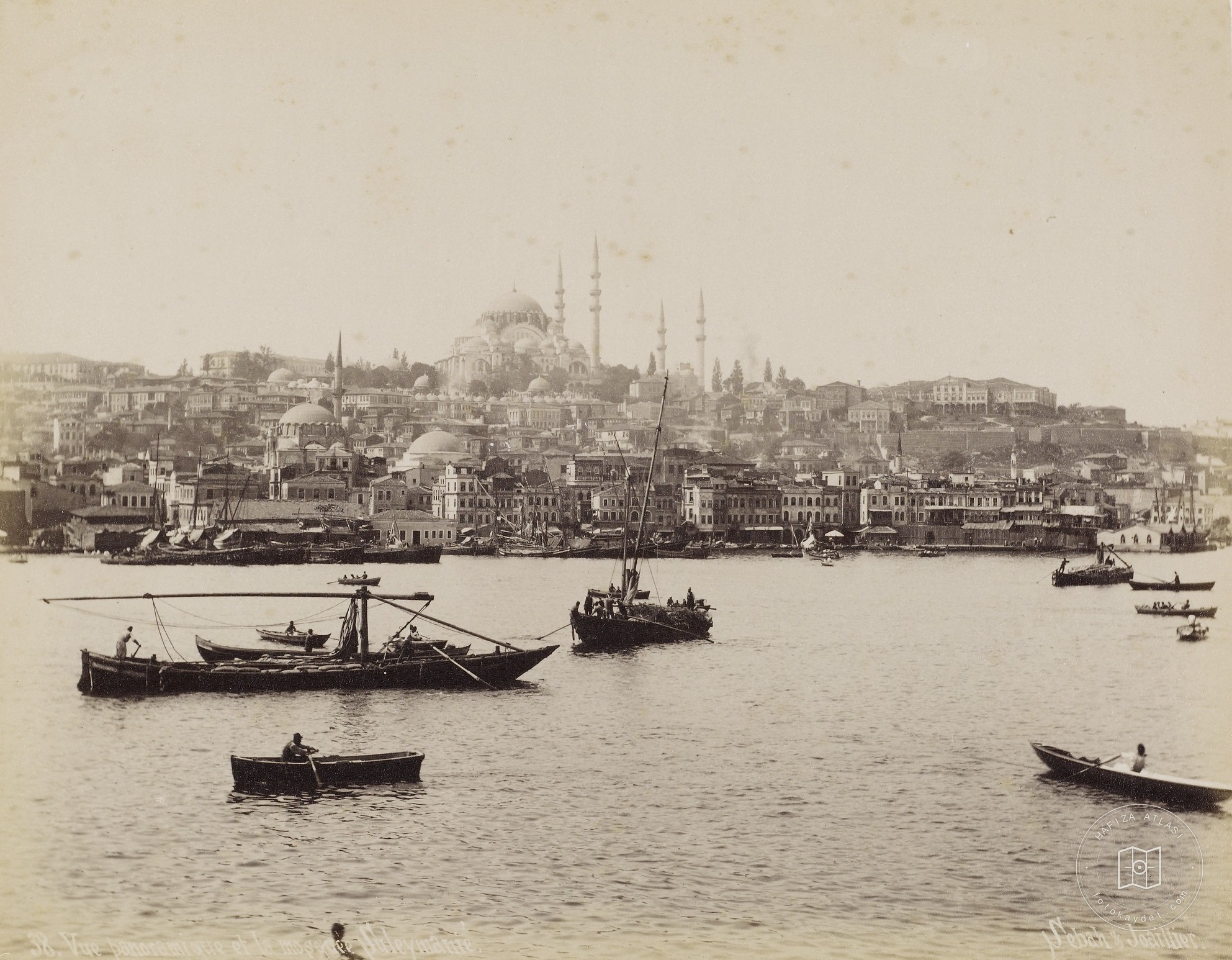 Old Galata Bridge On Süleymaniye