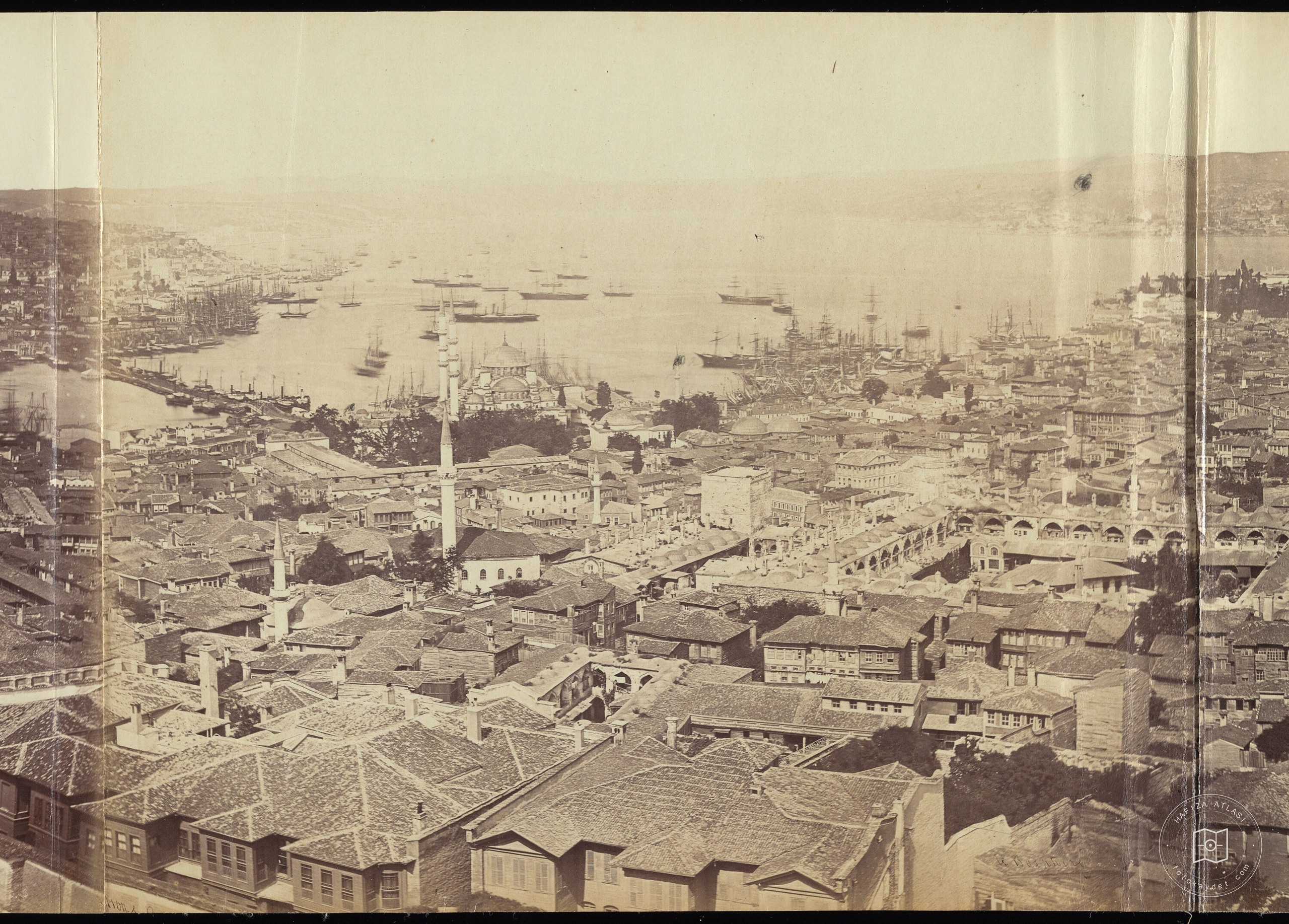 Beyazıt Tower’nden Robertson & Beato Panoraması (3/5) – Eminönü Yönü