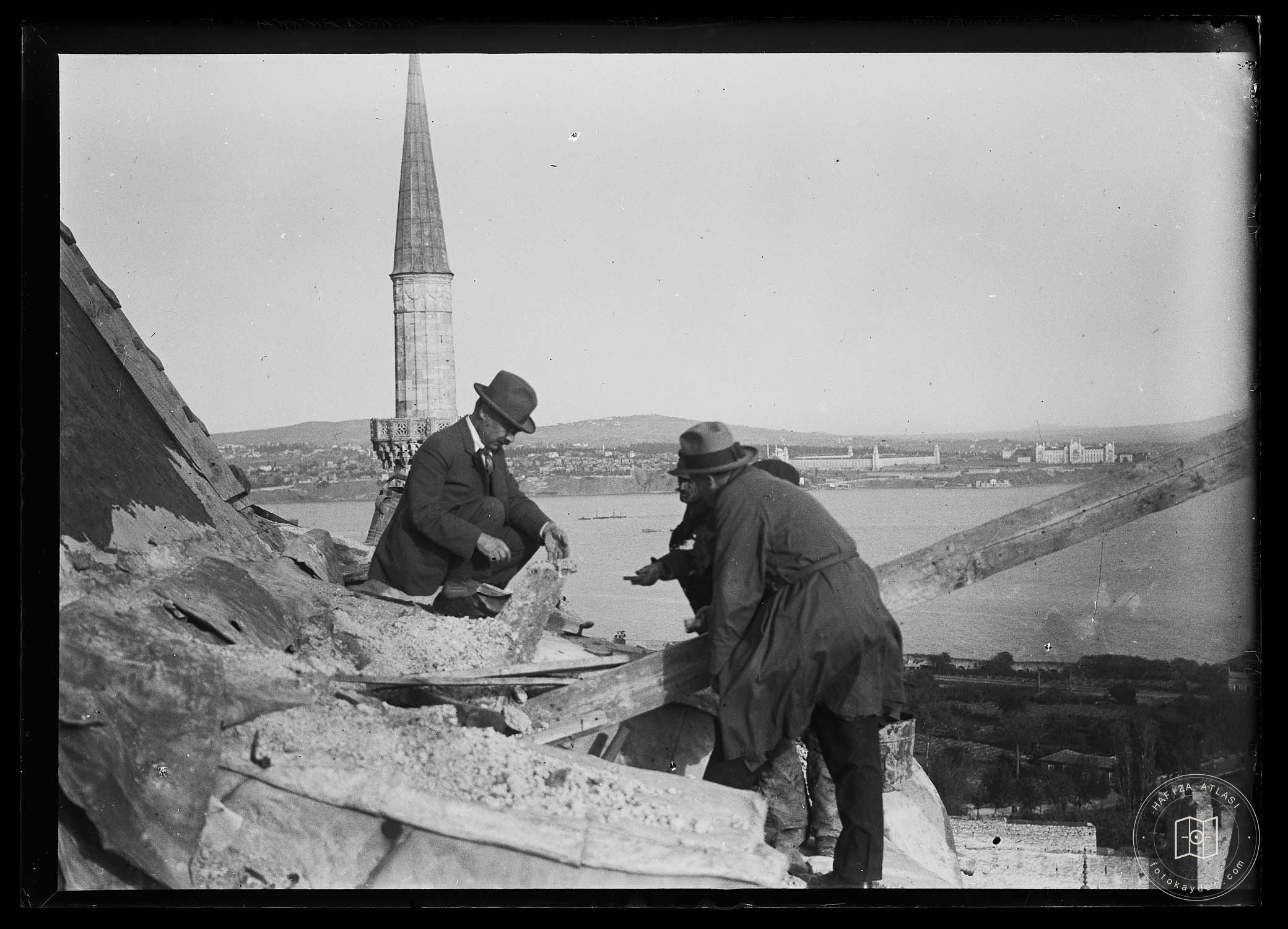 Restoration in Hagia Sophia Kubbe