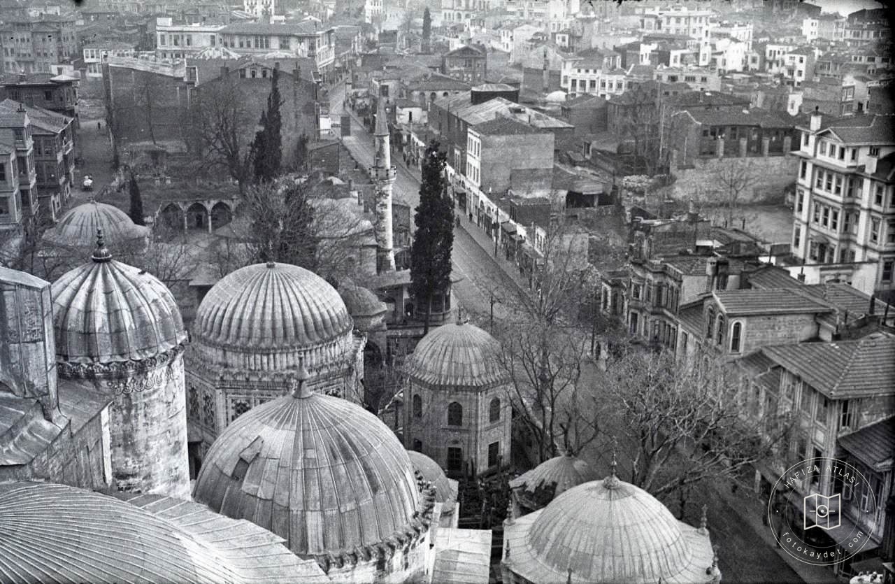Şehzade Mosque Minaresi’nden Vezneciler’e Bakış