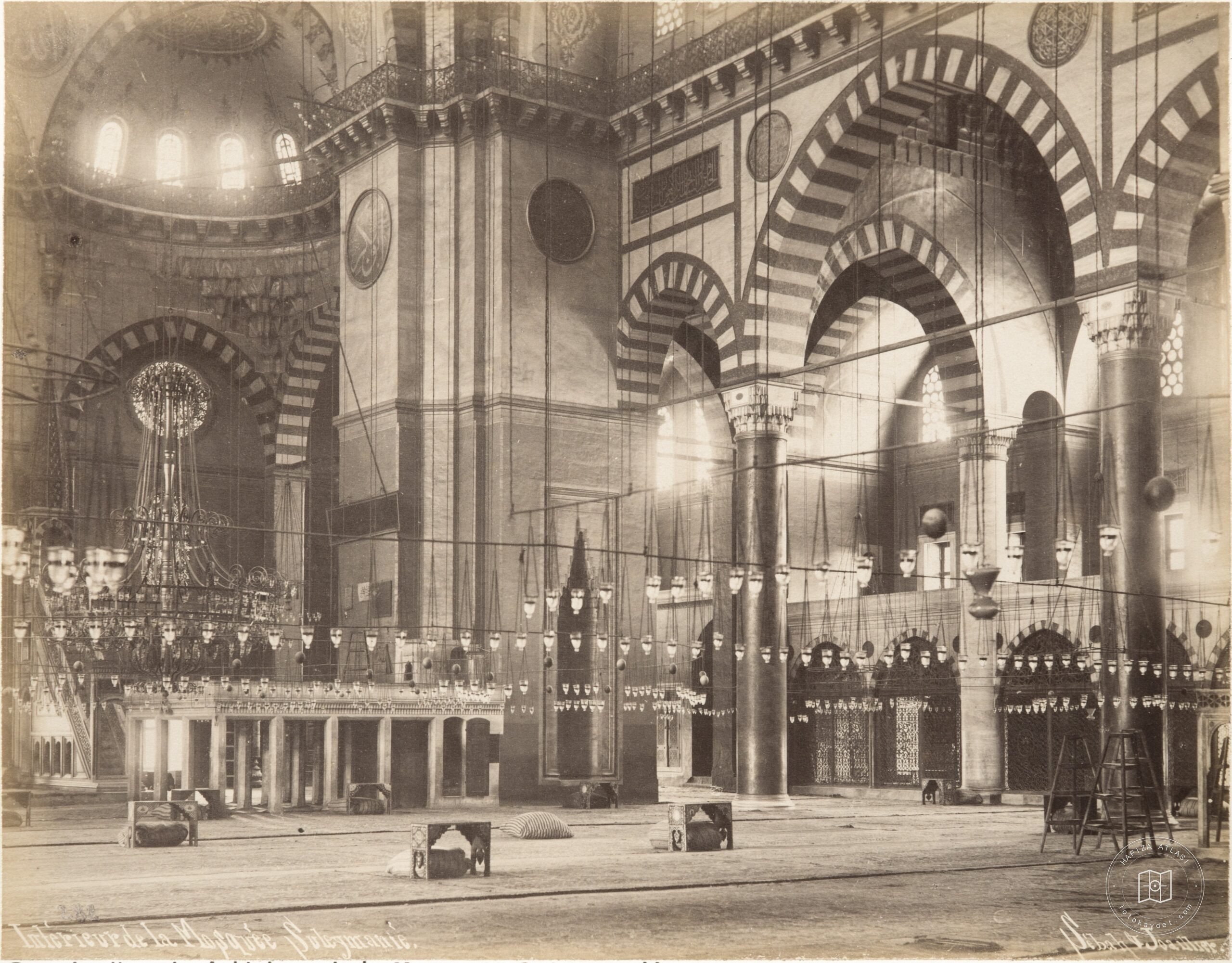 Süleymaniye Mosque’nin Interior View