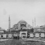 Sultan Ahmet Mosque Avlusu from Hagia Sophia