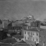 Aya Irini and Topkapı Sarayı's walls View from the Southwest