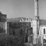 Jesus Bey Mosque Avlu, Revak and Minaret View