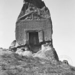 Lionkaya Monument Looks Against