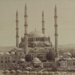 Edirne Yemiş Kapanı Hanı Çatısından Selimiye Camii