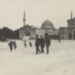 Seraskerat Gate from Seraskerat Garden and Beyazıt Mosque