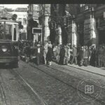 İstiklal Avenue’nde 10 Numaralı Şişli-Tünel Tramvayı