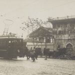 Tophane Çeşmesi Önünde Tramvay