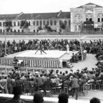 Wrestling competitions at Taksim Stadium