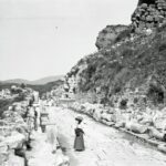 Northern view from the Southern Gate of Ephesus Antique Theatre