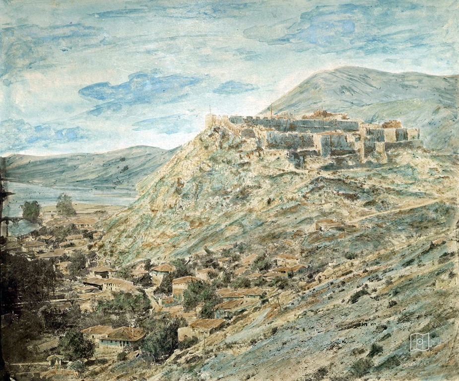 İşkodra Kalesi’nin tarihî tasviri