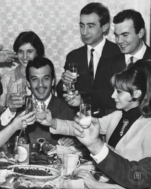 Ali Şen’in Etiler’deki evinde sanatçılar, 1967