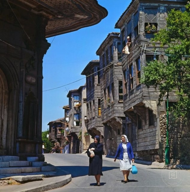 Soğukçeşme Street by Hagia Sophia, 1965
