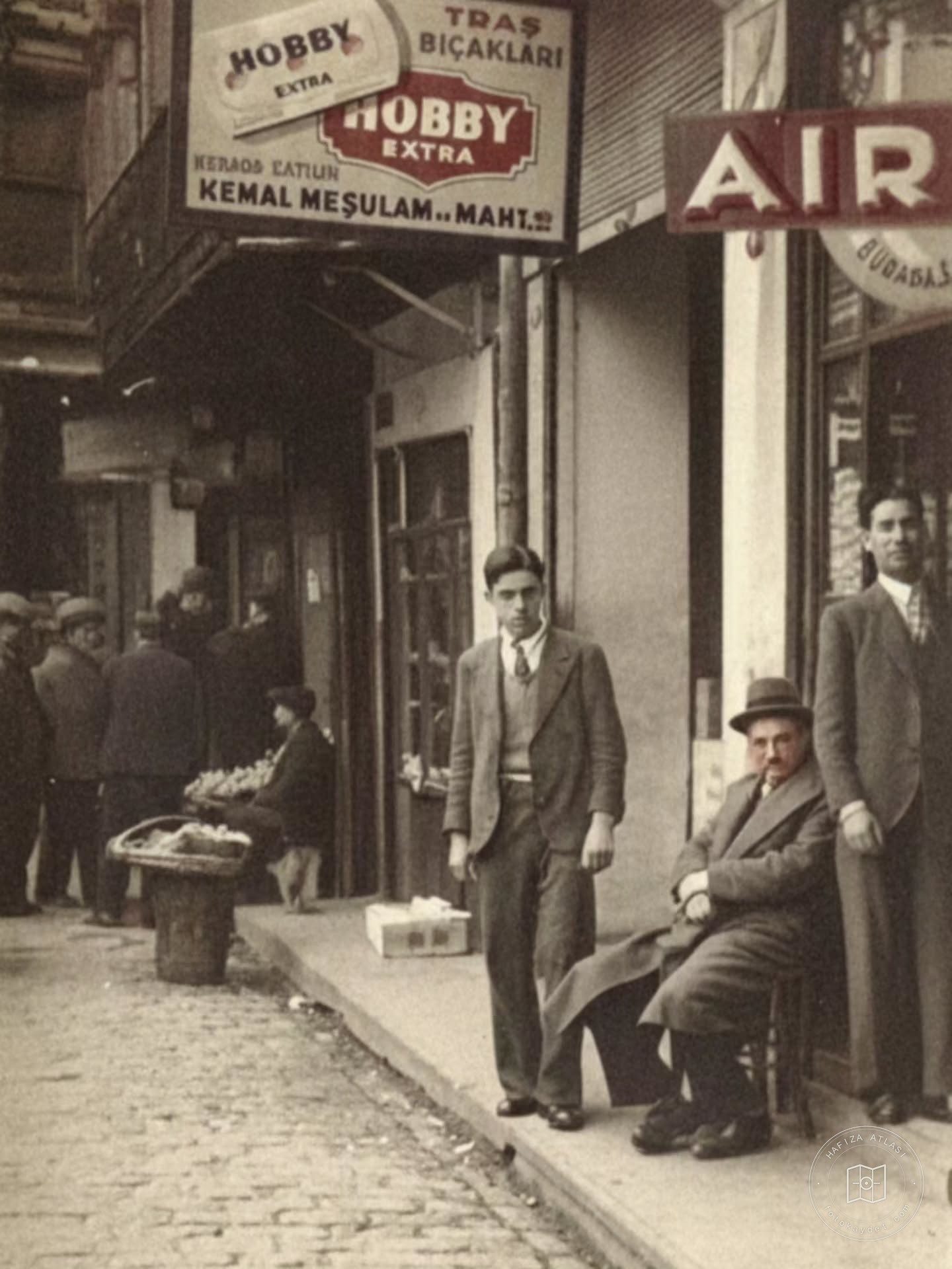 Shopkeepers in Tahtakale, 1954