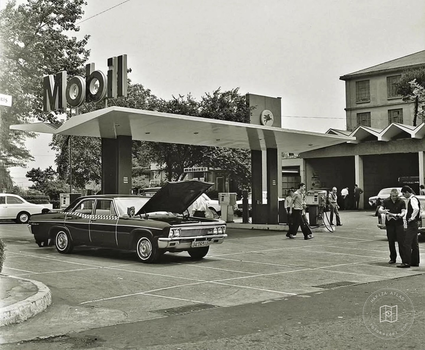 Beşiktaş’ta benzin istasyonu ve Motorest, 1970