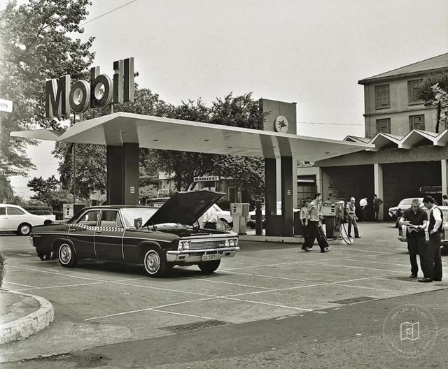 Beşiktaş’ta benzin istasyonu ve Motorest, 1970