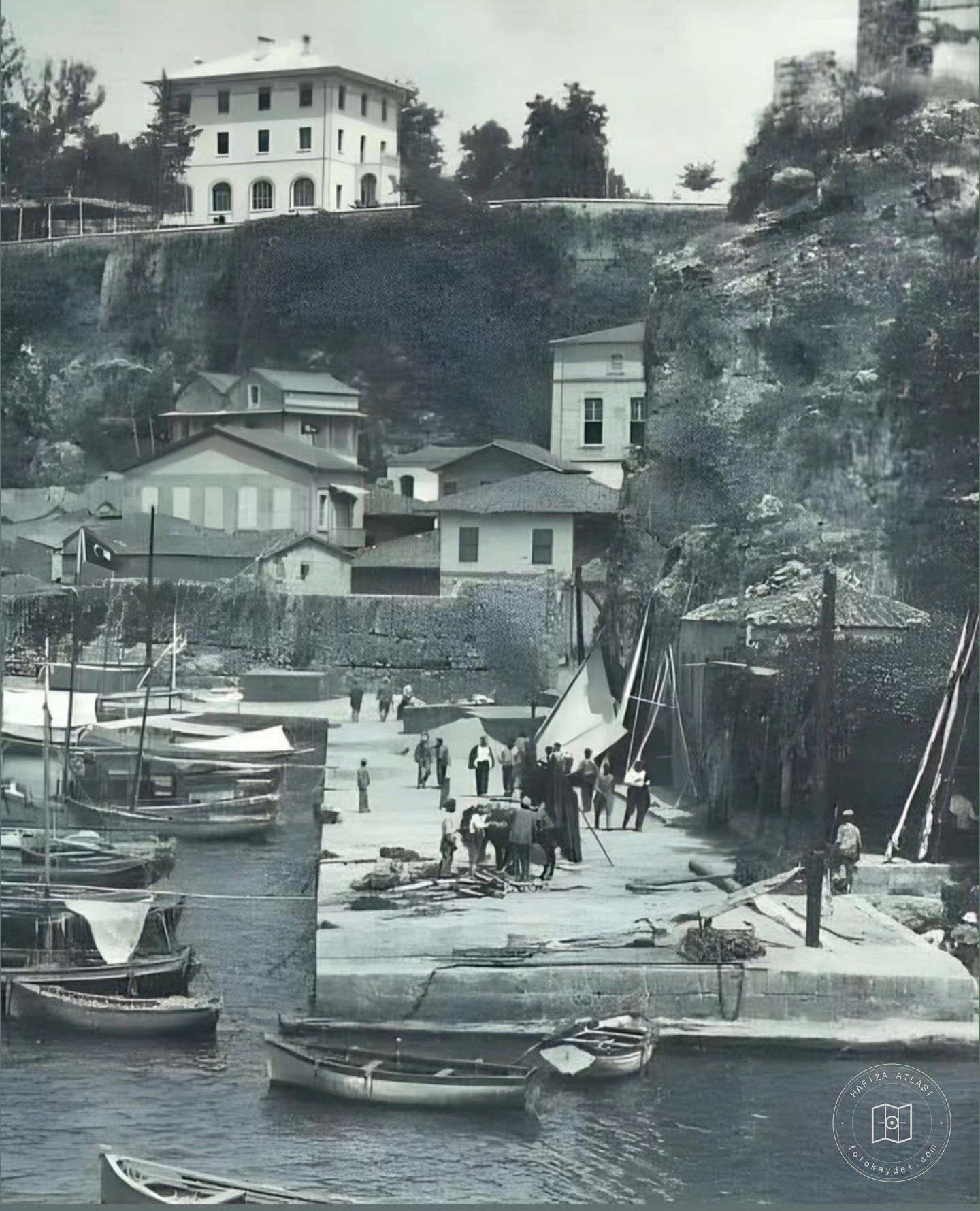 Antalya’da bir iskele, 1930’lar