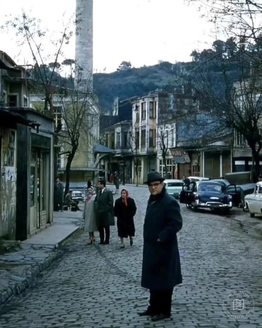 The road to Yenimahalle in Sarıyer, 1960s