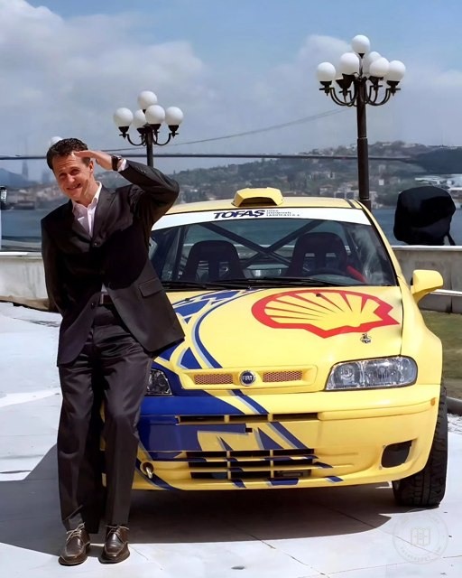 Michael Schumacher in Istanbul, 22 April 2002