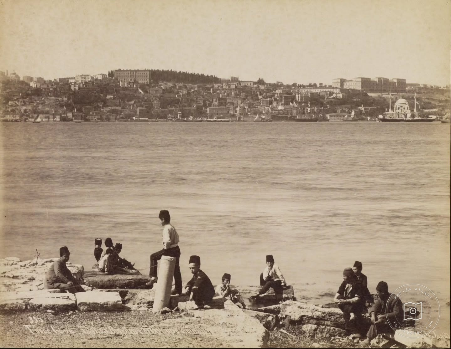Salacak’tan karşı kıyıya panoramik bakış, 1883