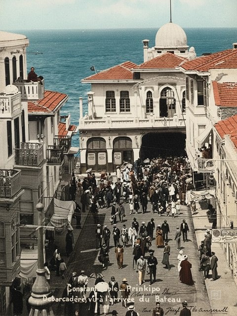 Büyükada ferry pier, 1925