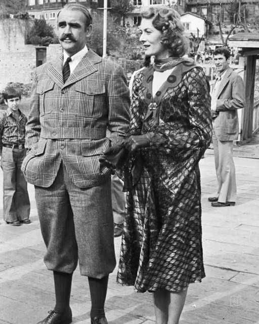 Sean Connery ve Vanessa Redgrave Salacak’ta film çekiminde, 1974