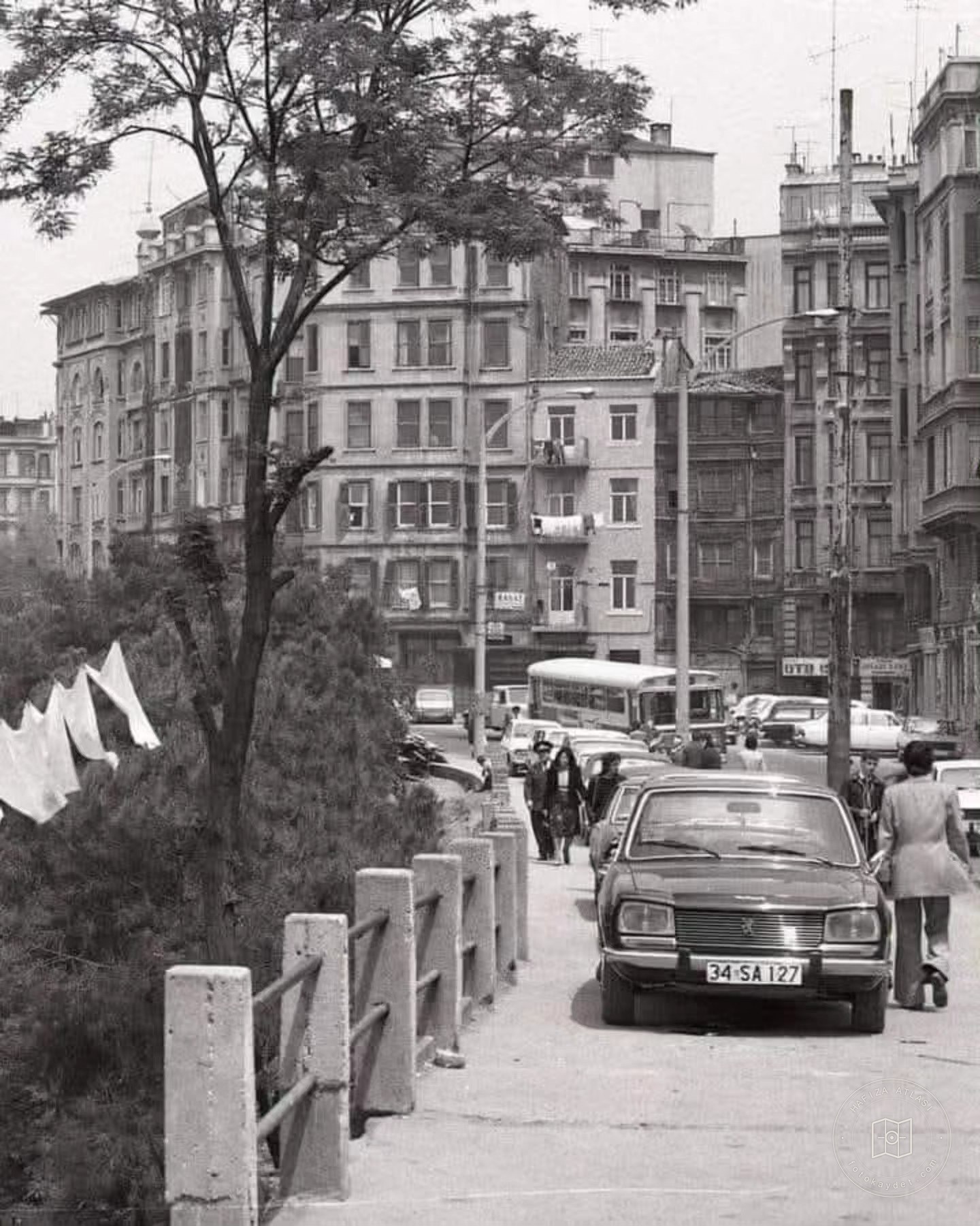 Refik Saydam Street in Şişhane, 1980s