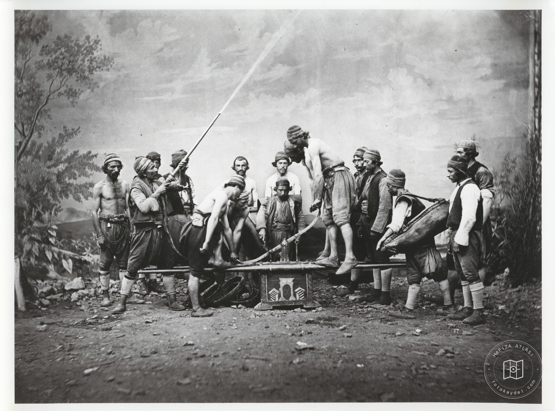 Fire pump crews, 1890